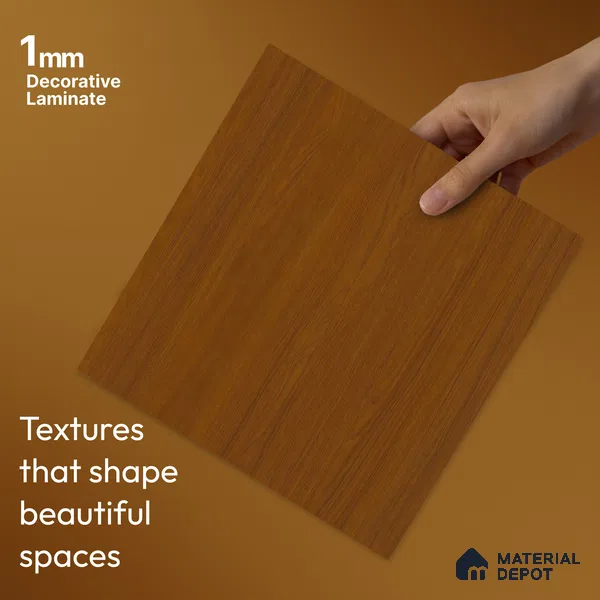 Wooden Look LM 23495 Sunrise Oak 8 ft x 4 ft Aged Radiance Finish Decorative Laminate - 1 mm | Suitable for TV Unit, Wardrobe, Kitchen Cabinets