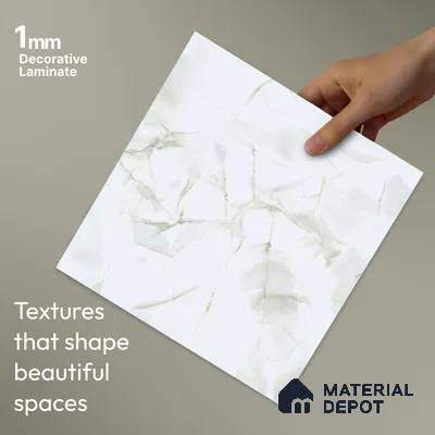 LM 23498 lcy Mist 8 ft x 4 ft Absolute Trend Finish Decorative Laminate - 1 mm | Suitable for TV Unit, Wardrobe, Kitchen Cabinets