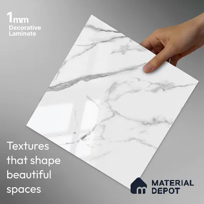 LM 23540 (HG 7550) Stone Archway 8 ft x 4 ft High Gloss Finish Decorative Laminate - 1 mm | Suitable for TV Unit, Wardrobe, Kitchen Cabinets
