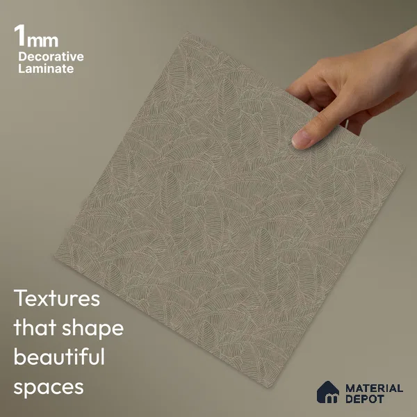 LM 23543 (DG 14 AR 5) Royal Texture 8 ft x 4 ft Digital Textured Finish Decorative Laminate - 1 mm | Suitable for TV Unit, Wardrobe, Kitchen Cabinets