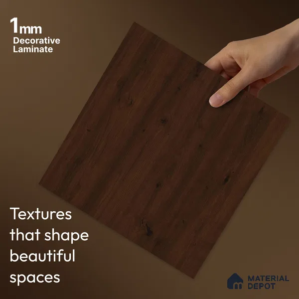 Wooden Look LM 23549 Midtown Maple 8 ft x 4 ft Almond Finish Decorative Laminate - 1 mm | Suitable for TV Unit, Wardrobe, Kitchen Cabinets