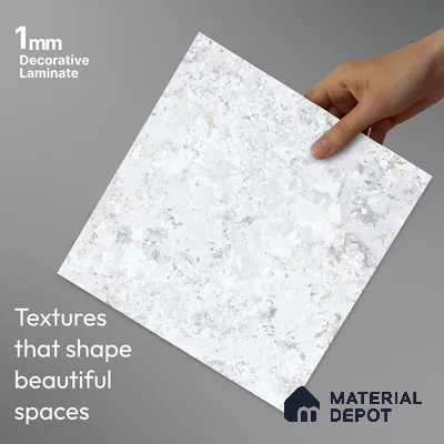 LM 23551 Nebula Stone 8 ft x 4 ft Aurora Stone Finish Decorative Laminate - 1 mm | Suitable for TV Unit, Wardrobe, Kitchen Cabinets