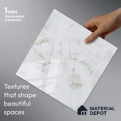 LM 23552 (HG 7281) lcy mist 8 ft x 4 ft High Gloss Finish Decorative Laminate - 1 mm | Suitable for TV Unit, Wardrobe, Kitchen Cabinets