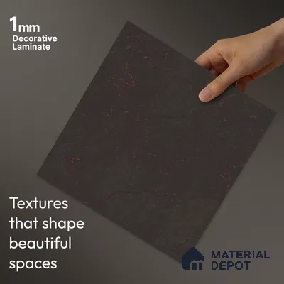 LM 23555 Rustic Sienna 8 ft x 4 ft Antique Tones Finish Decorative Laminate - 1 mm | Suitable for TV Unit, Wardrobe, Kitchen Cabinets