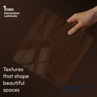 Wooden Look LM 23569 (HG 7293) Midtown maple 8 ft x 4 ft High Gloss Finish Decorative Laminate - 1 mm | Suitable for TV Unit, Wardrobe, Kitchen Cabinets