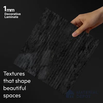 Marble Fluted Look LM 23575 Onyx Shadow 8 ft x 4 ft Glittery Flute Finish Decorative Laminate - 1 mm | Suitable for TV Unit, Wardrobe, Kitchen Cabinets