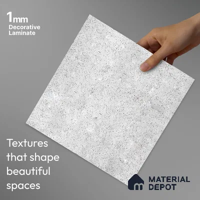 Stone Look LM 23590 (AT 08 7527) Rose Quartz 8 ft x 4 ft Arctic Truffle Finish Decorative Laminate - 1 mm | Suitable for TV Unit, Wardrobe, Kitchen Cabinets