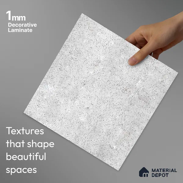 Stone Look LM 23590 (AT 08 7527) Rose Quartz 8 ft x 4 ft Arctic Truffle Finish Decorative Laminate - 1 mm | Suitable for TV Unit, Wardrobe, Kitchen Cabinets
