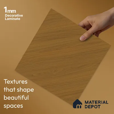 Wooden Look LM 23605 (SF 7298) Honeydew Maple 8 ft x 4 ft Suede Finish Decorative Laminate - 1 mm | Suitable for TV Unit, Wardrobe, Kitchen Cabinets