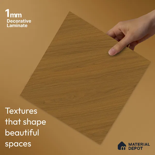 Wooden Look LM 23605 (SF 7298) Honeydew Maple 8 ft x 4 ft Suede Finish Decorative Laminate - 1 mm | Suitable for TV Unit, Wardrobe, Kitchen Cabinets