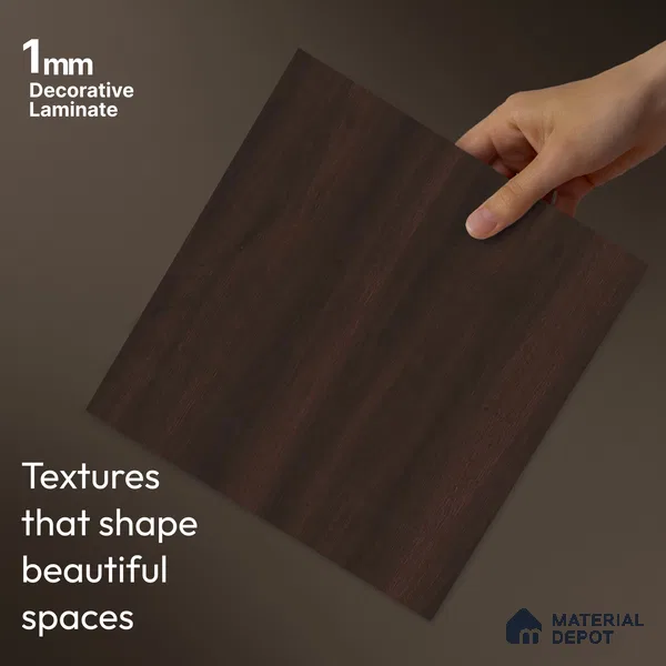 Wooden Look LM 23618 (SF 7253) Weathered Wood 8 ft x 4 ft Suede Finish Decorative Laminate - 1 mm | Suitable for TV Unit, Wardrobe, Kitchen Cabinets