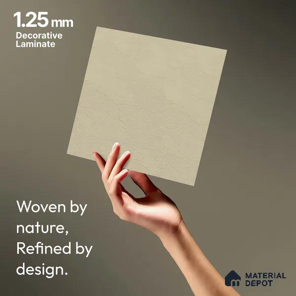 Stone Look LM 18304 8 ft x 4 ft Texture Finish Decorative Laminate - 1.25 mm | Suitable for TV Unit, Wardrobe, Kitchen Cabinets