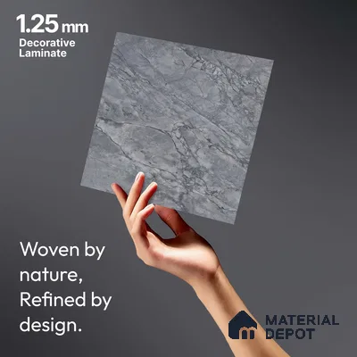 Stone Look LM 18313 8 ft x 4 ft Texture Finish Decorative Laminate - 1.25 mm | Suitable for TV Unit, Wardrobe, Kitchen Cabinets