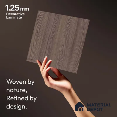 Wooden Look LM 18315 8 ft x 4 ft Texture Finish Decorative Laminate - 1.25 mm | Suitable for TV Unit, Wardrobe, Kitchen Cabinets