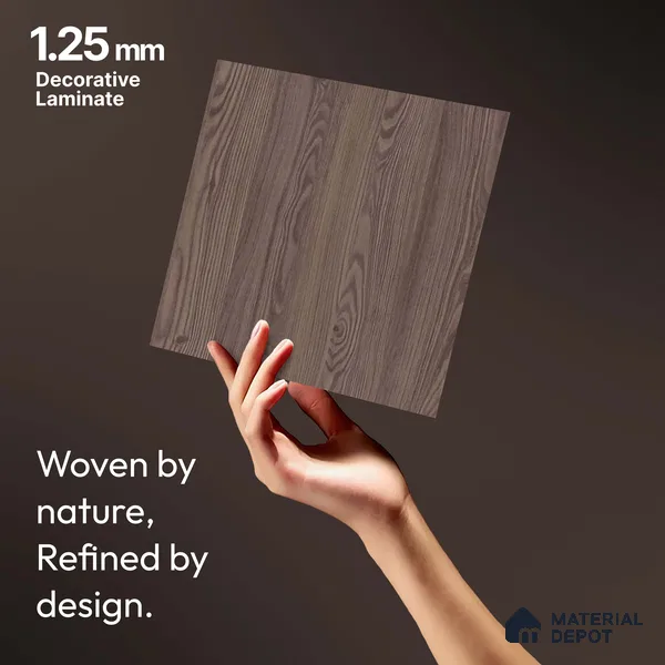 Wooden Look LM 18315 8 ft x 4 ft Texture Finish Decorative Laminate - 1.25 mm | Suitable for TV Unit, Wardrobe, Kitchen Cabinets