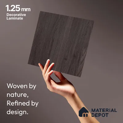 Wooden Look LM 18317 8 ft x 4 ft Texture Finish Decorative Laminate - 1.25 mm | Suitable for TV Unit, Wardrobe, Kitchen Cabinets