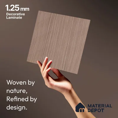 Brown Abstract Look LM 18318 8 ft x 4 ft Texture Finish Decorative Laminate - 1.25 mm | Suitable for TV Unit, Wardrobe, Kitchen Cabinets