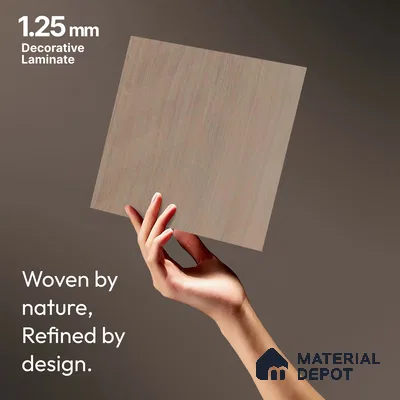 Brown Abstract Look LM 18321 8 ft x 4 ft Texture Finish Decorative Laminate - 1.25 mm | Suitable for TV Unit, Wardrobe, Kitchen Cabinets