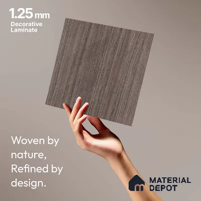 Grey Abstract Look LM 18322 8 ft x 4 ft Texture Finish Decorative Laminate - 1.25 mm | Suitable for TV Unit, Wardrobe, Kitchen Cabinets