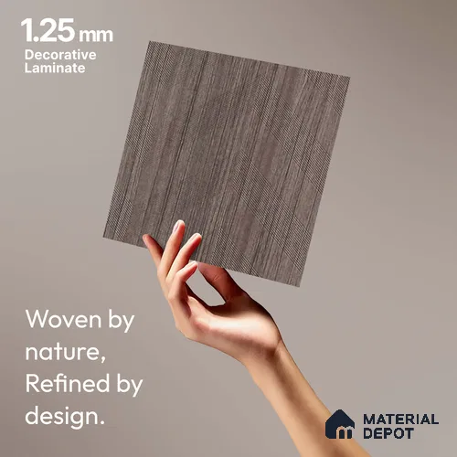 Grey Abstract Look LM 18322 8 ft x 4 ft Texture Finish Decorative Laminate - 1.25 mm | Suitable for TV Unit, Wardrobe, Kitchen Cabinets