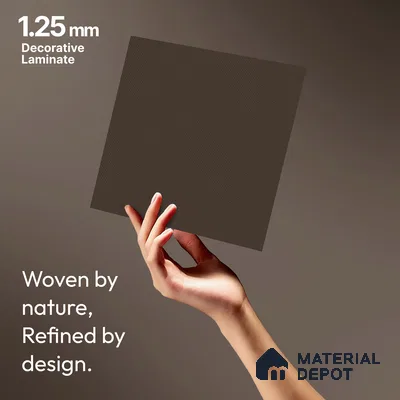 Brown Abstract Look LM 18331 8 ft x 4 ft Texture Finish Decorative Laminate - 1.25 mm | Suitable for TV Unit, Wardrobe, Kitchen Cabinets