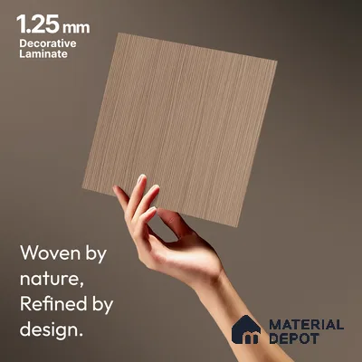 Wooden Fluted LM 18337 8 ft x 4 ft Texture Finish Decorative Laminate - 1.25 mm | Suitable for TV Unit,Wardrobe, Kitchen Cabinets