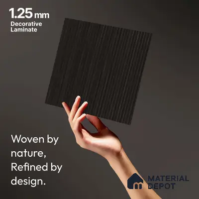 Wooden Fluted LM 18339 8 ft x 4 ft Texture Finish Decorative Laminate - 1.25 mm | Suitable for TV Unit,Wardrobe, Kitchen Cabinets