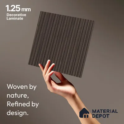 Wooden Fluted LM 18345 8 ft x 4 ft Texture Finish Decorative Laminate - 1.25 mm | Suitable for TV Unit,Wardrobe, Kitchen Cabinets