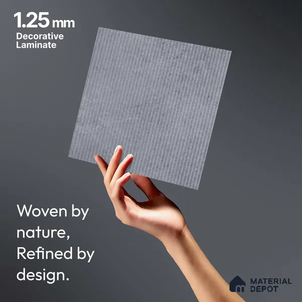Marble Fluted LM 18347 8 ft x 4 ft Texture Finish Decorative Laminate - 1.25 mm | Suitable for TV Unit,Wardrobe, Kitchen Cabinets