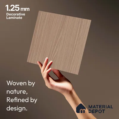 Wooden Fluted LM 18357 8 ft x 4 ft Texture Finish Decorative Laminate - 1.25 mm | Suitable for TV Unit,Wardrobe, Kitchen Cabinets