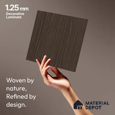 Wooden Fluted LM 18358 8 ft x 4 ft Texture Finish Decorative Laminate - 1.25 mm | Suitable for TV Unit,Wardrobe, Kitchen Cabinets