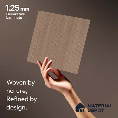 Wooden Fluted LM 18360 8 ft x 4 ft Texture Finish Decorative Laminate - 1.25 mm | Suitable for TV Unit,Wardrobe, Kitchen Cabinets