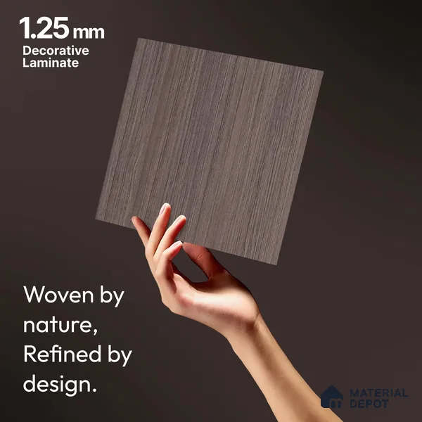 Wooden Fluted LM 18361 8 ft x 4 ft Texture Finish Decorative Laminate - 1.25 mm | Suitable for TV Unit,Wardrobe, Kitchen Cabinets