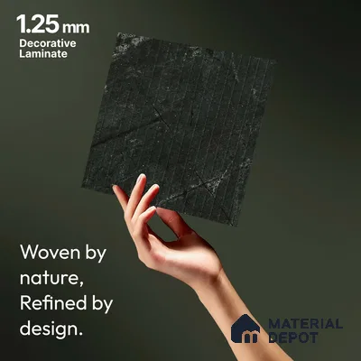 Marble Fluted LM 18363 8 ft x 4 ft Texture Finish Decorative Laminate - 1.25 mm | Suitable for TV Unit,Wardrobe, Kitchen Cabinets