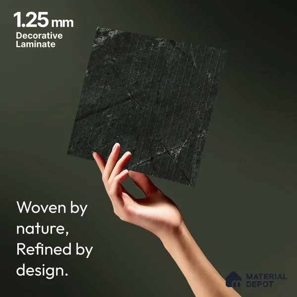 Marble Fluted LM 18363 8 ft x 4 ft Texture Finish Decorative Laminate - 1.25 mm | Suitable for TV Unit,Wardrobe, Kitchen Cabinets