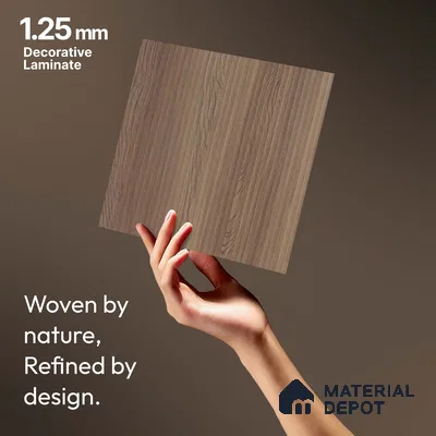 Wooden Fluted LM 18375 8 ft x 4 ft Texture Finish Decorative Laminate - 1.25 mm | Suitable for TV Unit,Wardrobe, Kitchen Cabinets