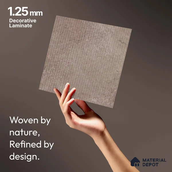 Marble Fluted LM 18377 8 ft x 4 ft Texture Finish Decorative Laminate - 1.25 mm | Suitable for TV Unit,Wardrobe, Kitchen Cabinets