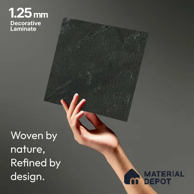 Marble Fluted LM 18380 8 ft x 4 ft Texture Finish Decorative Laminate - 1.25 mm | Suitable for TV Unit,Wardrobe, Kitchen Cabinets