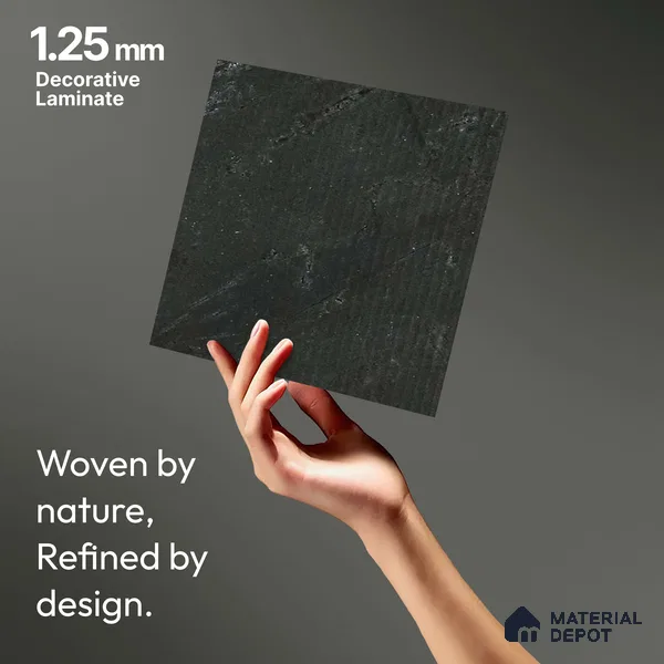 Marble Fluted LM 18380 8 ft x 4 ft Texture Finish Decorative Laminate - 1.25 mm | Suitable for TV Unit,Wardrobe, Kitchen Cabinets