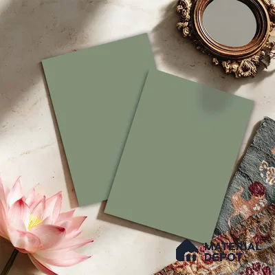 Green Solid Colors look LM 23969 Pale Sage Green  8 ft x 4 ft Matte Finish Decorative Laminate - 1 mm | Suitable for Living Room, Kitchen, Office