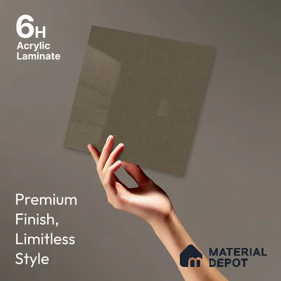 LM 23670 8 ft x 4 ft Sparkle High Gloss Finish Acrylic Laminate - 1.5 mm | Matching Edgeband Code EB 1406