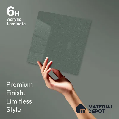 LM 23671 8 ft x 4 ft Sparkle High Gloss Finish Acrylic Laminate - 1.5 mm | Matching Edgeband Code EB 1407