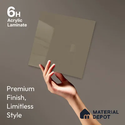 LM 23691 8 ft x 4 ft Sparkle High Gloss Finish Acrylic Laminate - 1.5 mm | Matching Edgeband Code EB 18107