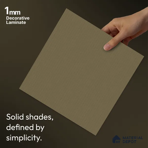 Brown Fabric Look LM 24396 8 ft x 4 ft Texture Finish Decorative Laminate - 1 mm | Suitable for TV Unit, Wardrobe, Kitchen Cabinets