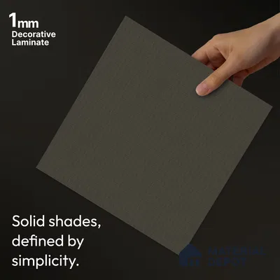 Grey Fabric Look LM 24397  8 ft x 4 ft Texture Finish Decorative Laminate - 1 mm | Suitable for TV Unit, Wardrobe, Kitchen Cabinets