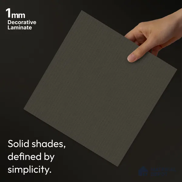 Grey Fabric Look LM 24397 8 ft x 4 ft Texture Finish Decorative Laminate - 1 mm | Suitable for TV Unit, Wardrobe, Kitchen Cabinets