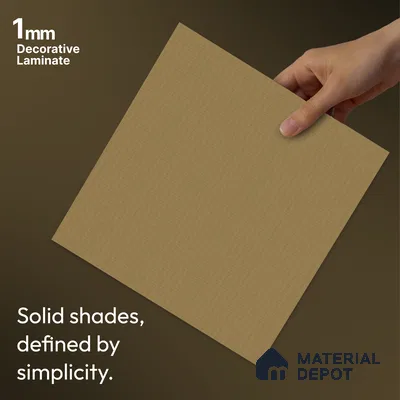 Brown Fabric Look LM 24400  8 ft x 4 ft Texture Finish Decorative Laminate - 1 mm | Suitable for TV Unit, Wardrobe, Kitchen Cabinets