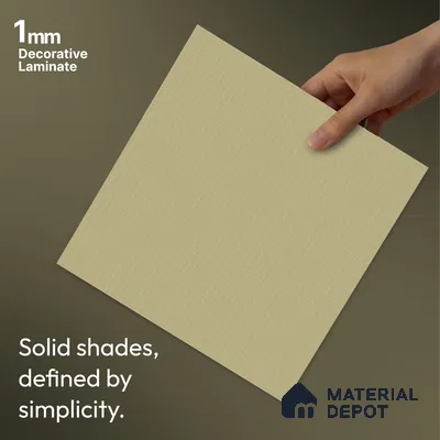 Cream Fabric Look LM 24402  8 ft x 4 ft Texture Finish Decorative Laminate - 1 mm | Suitable for TV Unit, Wardrobe, Kitchen Cabinets