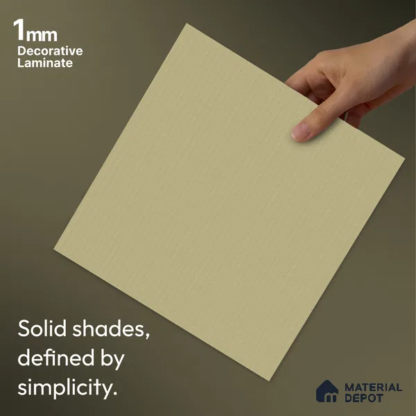Cream Fabric Look LM 24402  8 ft x 4 ft Texture Finish Decorative Laminate - 1 mm | Suitable for TV Unit, Wardrobe, Kitchen Cabinets