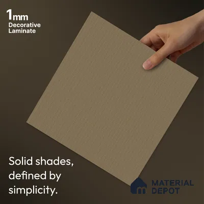Brown Fabric Look LM 24403  8 ft x 4 ft Texture Finish Decorative Laminate - 1 mm | Suitable for TV Unit, Wardrobe, Kitchen Cabinets